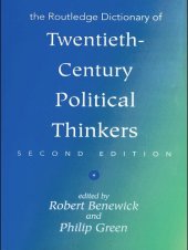 book The Routledge Dictionary of Twentieth-Century Political Thinkers