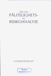 book Pålitelighets- og risikoanalyse