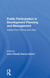 book Public Participation in Development Planning and Management: Cases From Africa and Asia