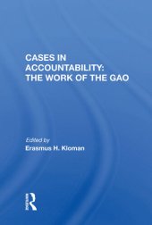 book Cases in Accountability: The Work of the Gao