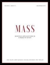 book MASS - Volume 3 - Issue 12 - Monthly Applications in Strength Sport