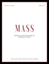 book MASS - Volume 3 - Issue 4 - Monthly Applications in Strength Sport
