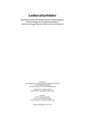 book Lutheraltarbilder: Kunsthistorische, kirchenhistorische und theologische Betrachtungen zu evangelischen Altären mit Darstellungen Martin Luthers im 16. Jahrhundert