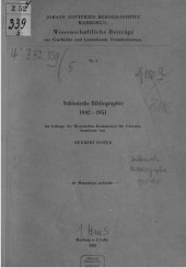 book Schlesische Bibliographie 1942-1951