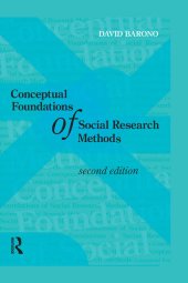 book Conceptual Foundations of Social Research Methods