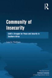 book Community of Insecurity: SADC's Struggle for Peace and Security in Southern Africa