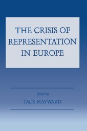 book The Crisis of Representation in Europe