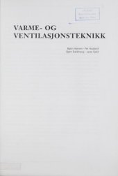 book Varme- og ventilasjonsteknikk