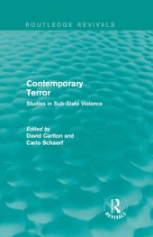 book Contemporary Terror: Studies in Sub-State Violence