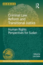 book Criminal Law Reform and Transitional Justice: Human Rights Perspectives for Sudan