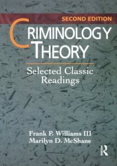 book Criminology Theory: Selected Classic Readings