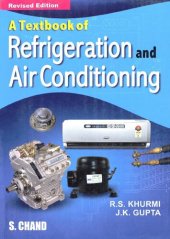 book A Textbook of Refrigeration and Air Conditioning