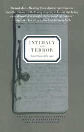 book Intimacy and Terror: Soviet Diaries of the 1930s