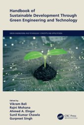 book Handbook of Sustainable Development Through Green Engineering and Technology