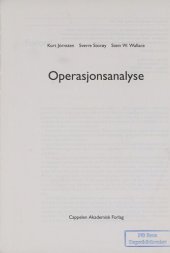 book Operasjonsanalyse