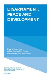 book Disarmament, Peace and Development