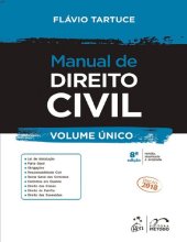 book Manual de Direito Civil – Volume Único, 8ª edição