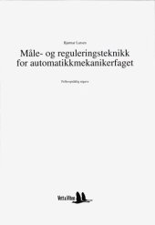 book Måle- og reguleringsteknikk for automatikkmekanikerfaget