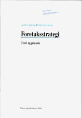 book Foretaksstrategi : teori og praksis