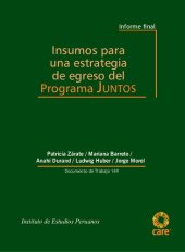 book Insumos para una estrategia de egreso del Programa JUNTOS (Perú). Informe final