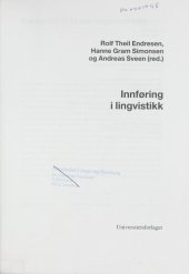 book Innføring i lingvistikk