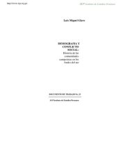 book Demografía y conflicto social: Historia de las  comunidades campesinas en los  Andes del sur