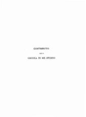 book Contributo alla critica di me stesso