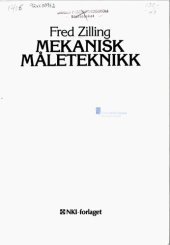 book Mekanisk måleteknikk