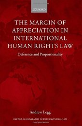 book The Margin of Appreciation in International Human Rights Law: Deference and Proportionality