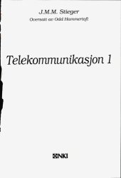 book Telekommunikasjon 1