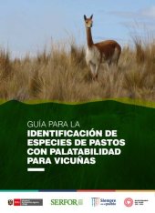 book Guía para la identificación de especies de pastos con palatabilidad para vicuñas (Vicugna vicugna)