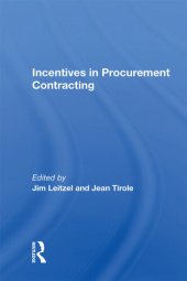 book Incentives in Procurement Contracting