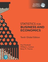 book Statistics for Business and Economics, Global Edition