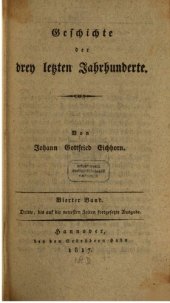 book Geschichte der drei letzten Jahrhunderte