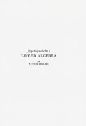 book Repetisjonshefte i lineær algebra