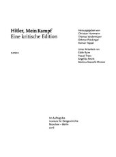 book Mein Kampf : Eine kritische Edition