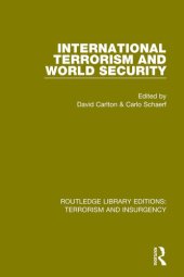 book International Terrorism and World Security