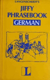 book Jiffy Phrasebook: German