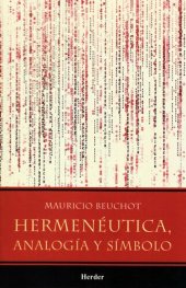 book Hermeneutica, analogia y simbolo