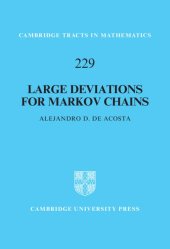 book Large Deviations for Markov Chains