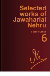 book Selected works of Jawaharlal Nehru, Vol. 6