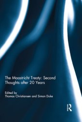 book The Maastricht Treaty: Second Thoughts After 20 Years