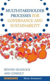 book Multi-Stakeholder Processes for Governance and Sustainability: Beyond Deadlock and Conflict