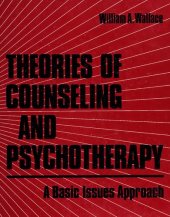 book Theories of Counseling and Psychotherapy - Basic-issues Approach