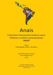 book Anais do II Seminário Internacional América Latina: política e conflitos contemporâneos. Tema: Colonialidade, Poder e Territórios