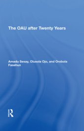 book The Oau After Twenty Years