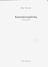 book Kontraktsregulering : IT-kontrakter