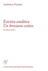 book Estetica analitica. Un breviario critico