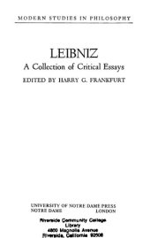 book Leibniz : a collection of critical essays