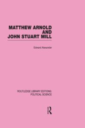 book Matthew Arnold and John Stuart Mill